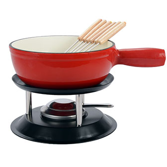 Emaille Fonduetopf