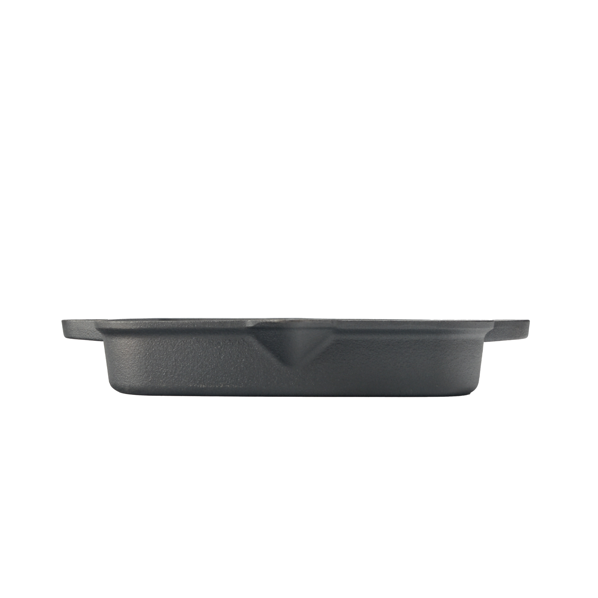 30&nbsp;cm vorgebrannte quadratische Grillpfanne aus Gusseisen