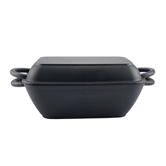 Gusseisen-Kastenform im Gro&szlig;handel: 2-in-1-Sauerteigform mit Deckel