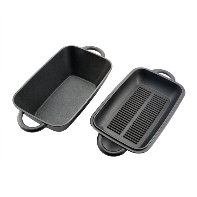 Gusseisen-Kastenform im Gro&szlig;handel: 2-in-1-Sauerteigform mit Deckel