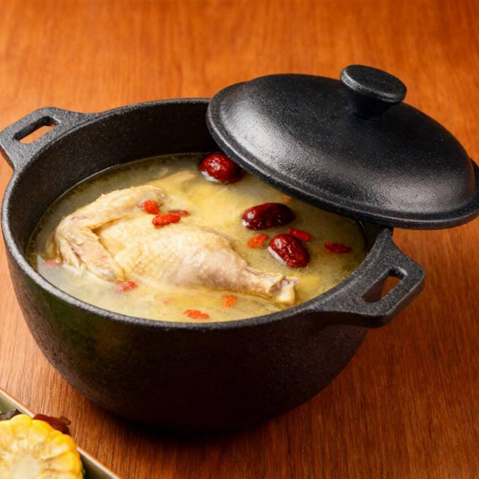 Gusseisen Mini 10 cm Dutch Oven Gusseisen Cocotte