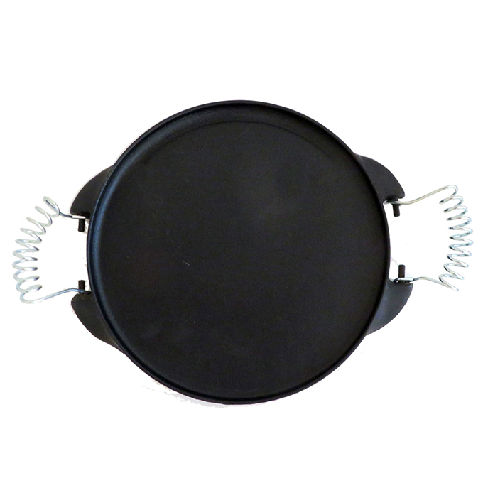 Umschaltbare Grillplatte aus Gusseisen