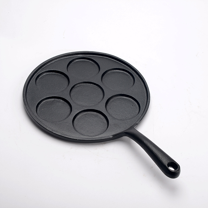 Mehrteilige Pfannkuchenpfanne aus Gusseisen