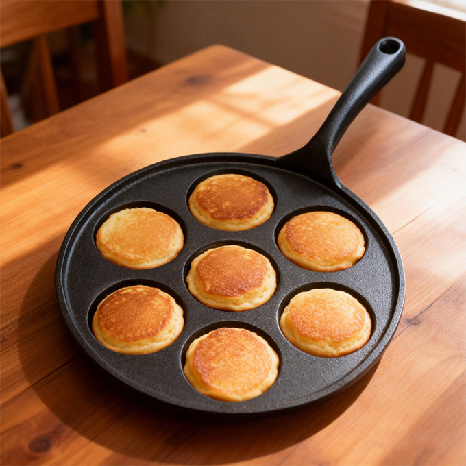 Pfannkuchenpfanne aus Gusseisen