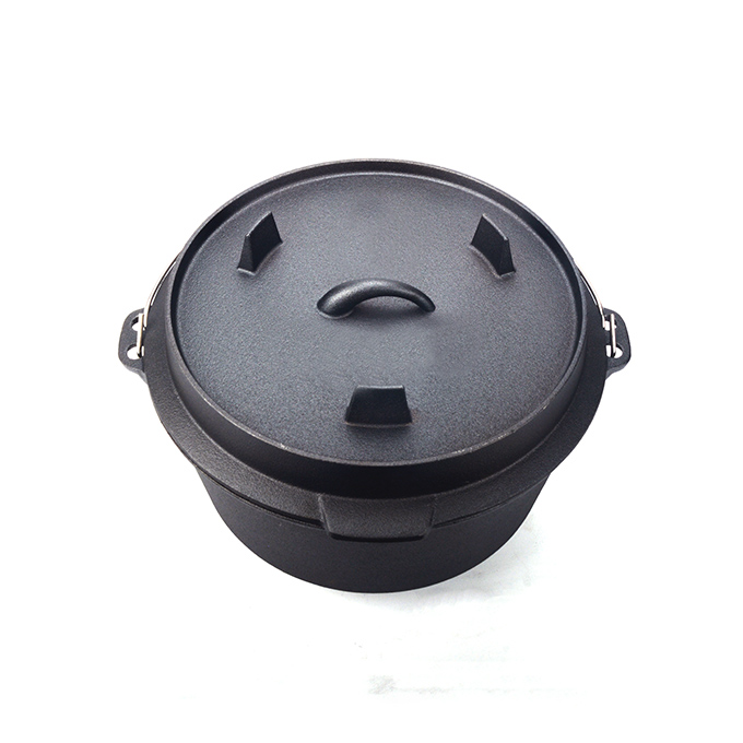 Camping Dutch Oven mit B&uuml;gelgriff