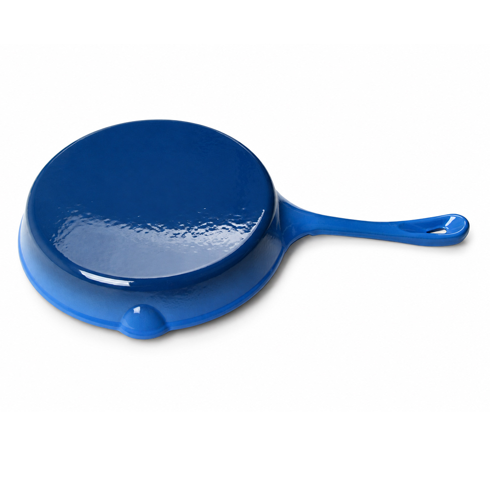 Emaillierte, runde Gusseisenpfanne, 24,7&nbsp;cm
