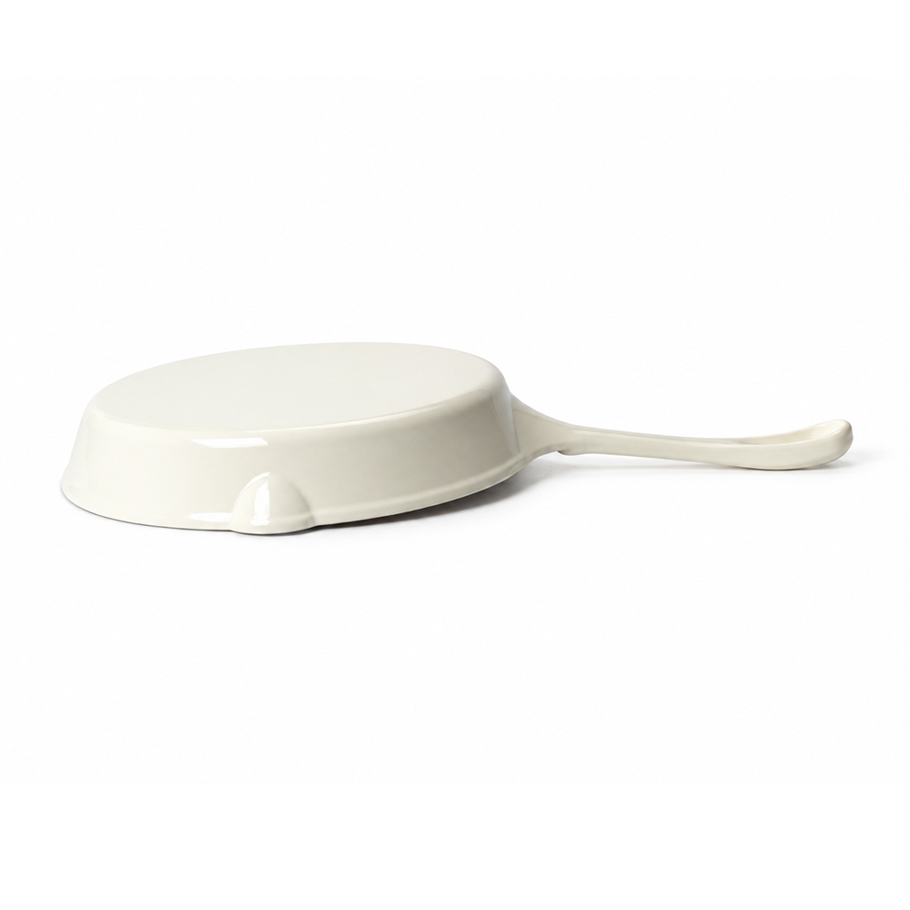 Emaillierte, runde Gusseisenpfanne, 24,7&nbsp;cm